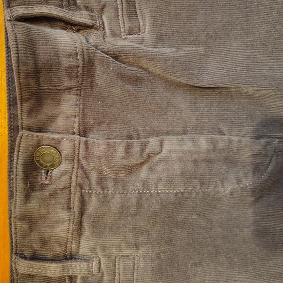 Talbots Petite 6P Gray Corduroy Skirt, 19” - Picture 5 of 7